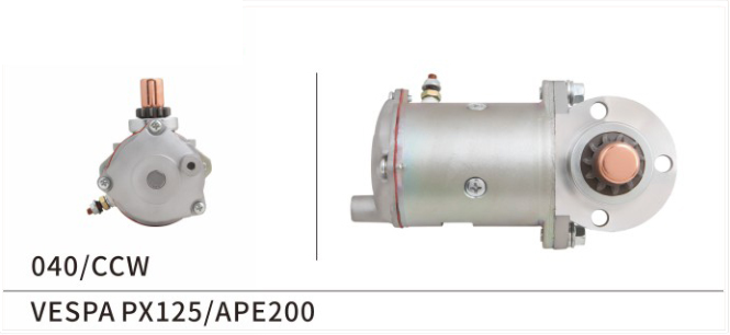 STARTER MOTOR HC09-045A-PIAGGIO VESPA PX125/APE200