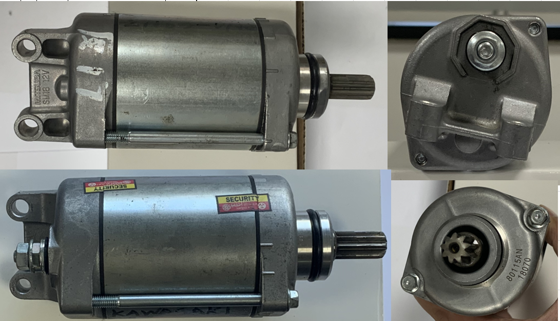 STARTER MOTOR HC09-158-KAWASAKI Z900 17-21 NINJA 1000SX 2021 VERSYS 1000 15-21 Z1000 SX 17-19