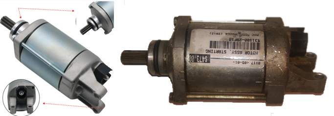 STARTER MOTOR HC09-206-SUZUKI ATV LTZ400 10-18