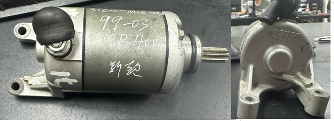 STARTER MOTOR HC09-245-HONDA CB400 VTEC One, two, three generations (small chassis)